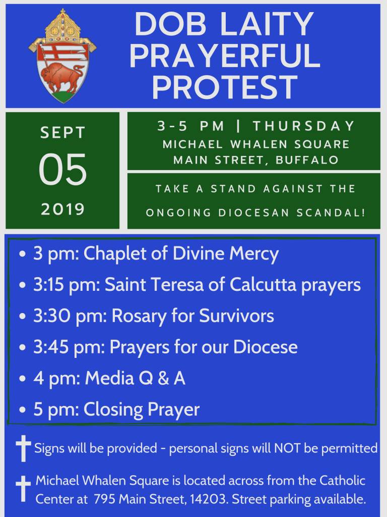 DOB Laity Prayerful Protest 9.5.2019