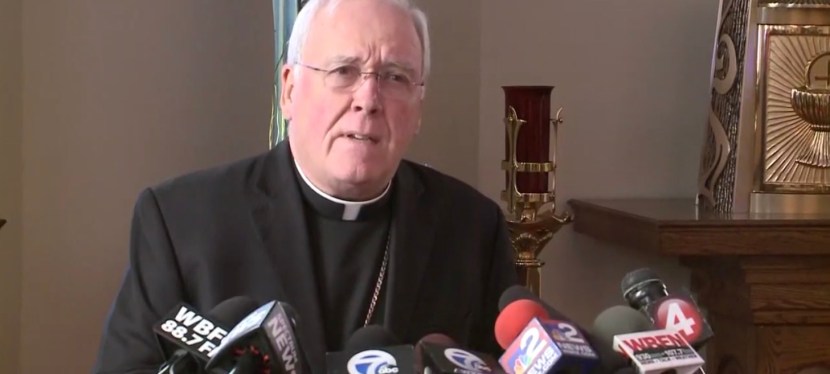 The Bishop in the Chapel with a Press&nbsp;Conference