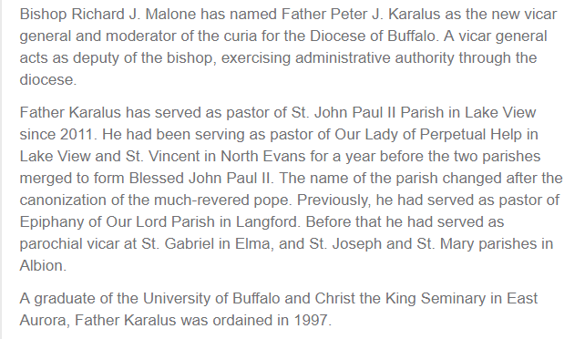 Karalus text from WNYC